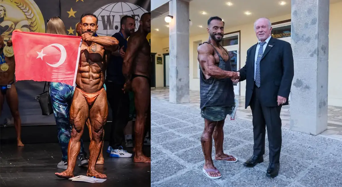 Hataylı sporcu Reha Reyhanoğlu’ndan dünya şampiyonasında çifte altın madalya