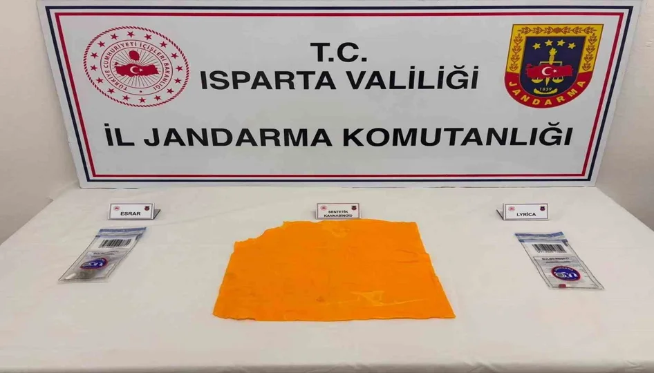 Isparta’da uyuşturucu operasyonu: 10 bin kullanımlık sentetik kannabinoid ele geçirildi