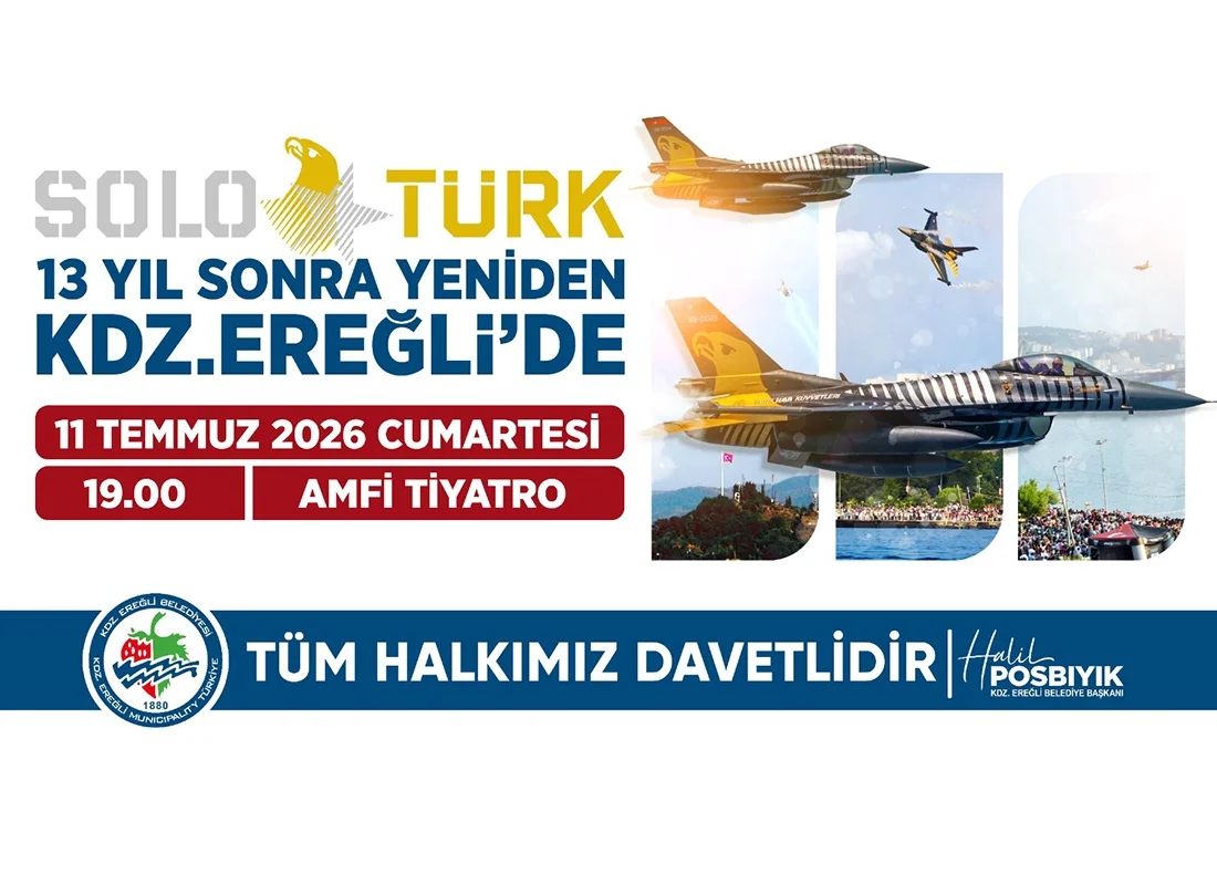 SOLOTÜRK, Zonguldak Ereğli’de gösteri yapacak