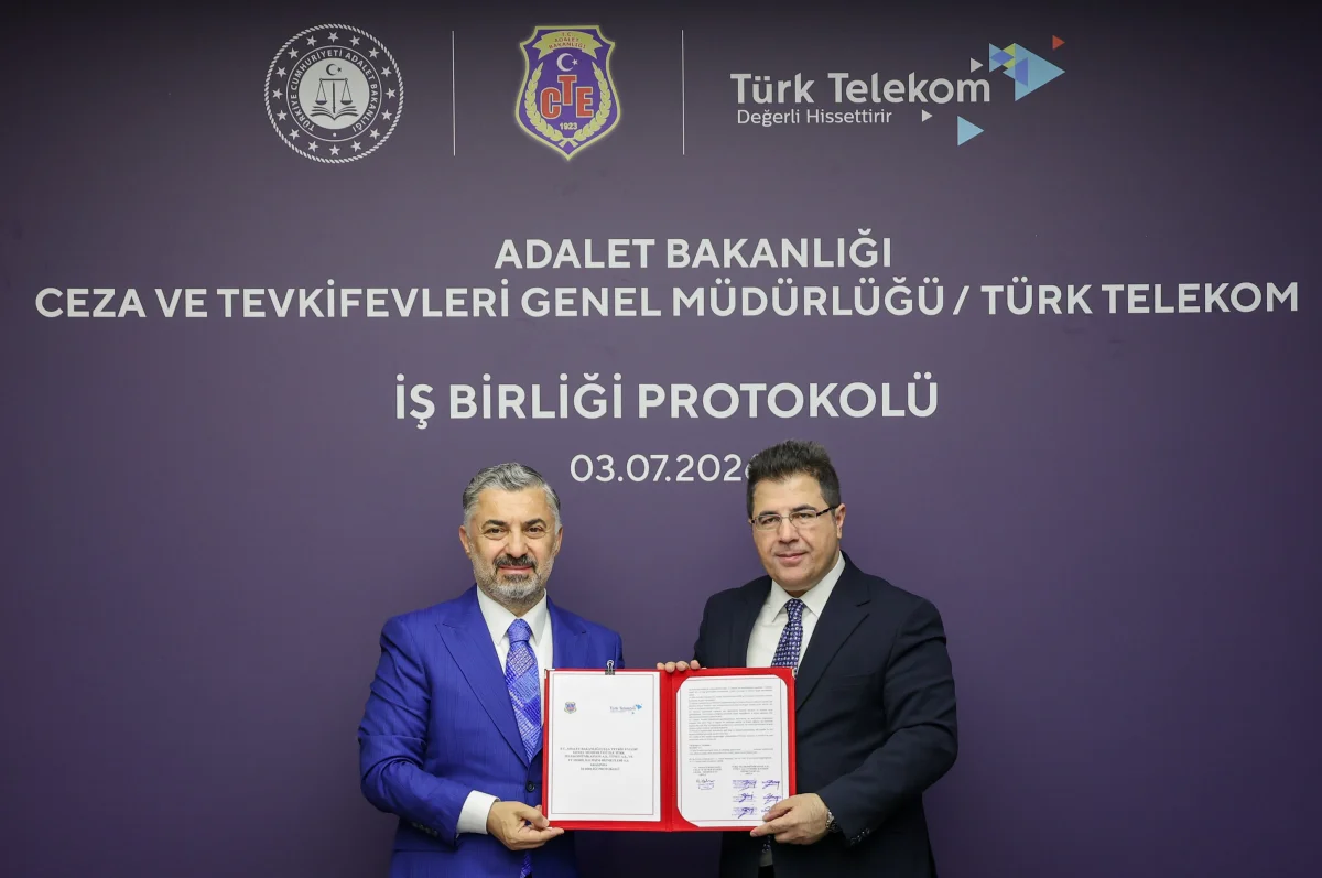Türk Telekom, cezaevlerinde yapay zekalı ACEP protokolü imzaladı