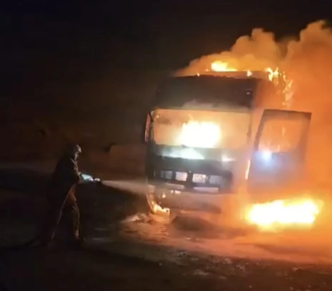 Hatay’da TIR yangını kısa sürede söndürüldü