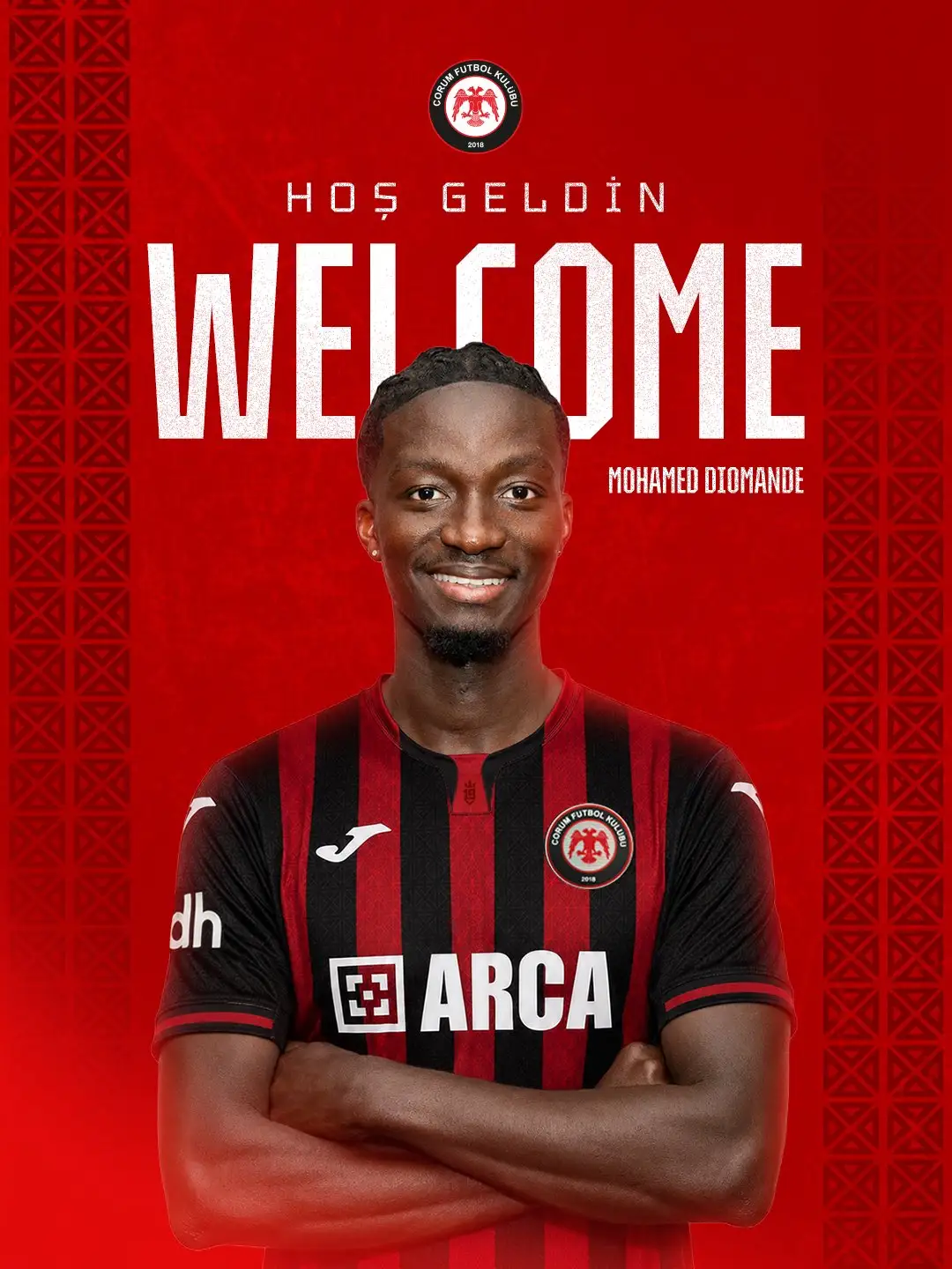Mohamed Diomande Arca Çorum FK’da!