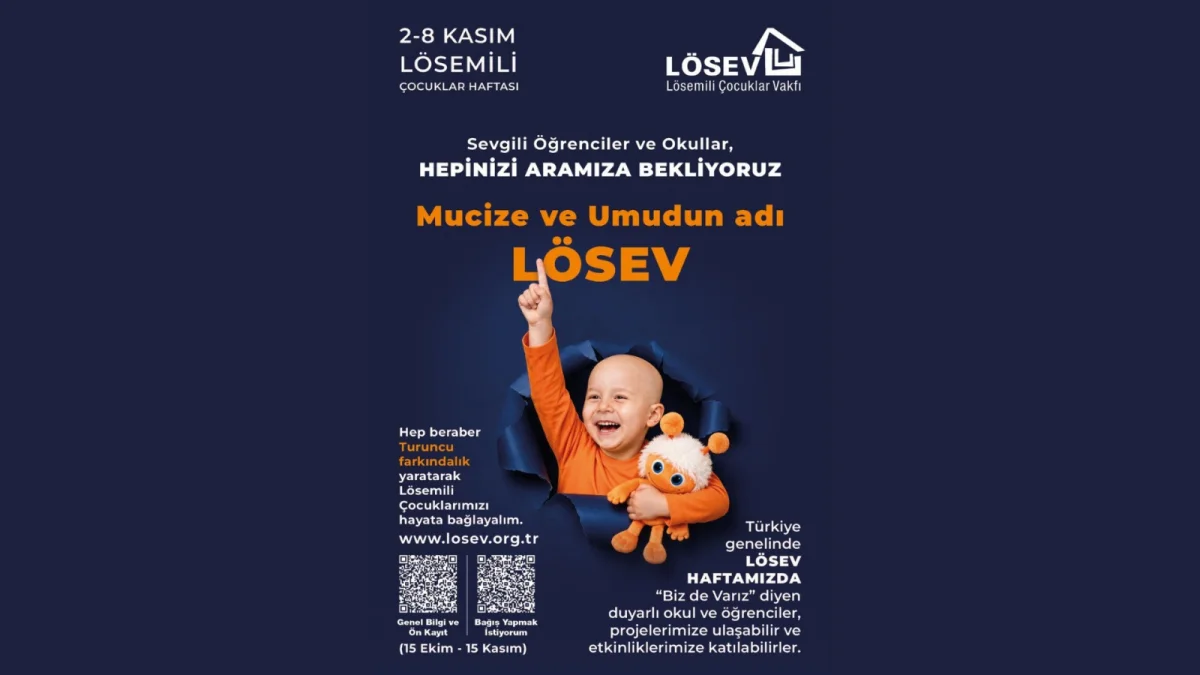 LÖSEV’den Lösemili Çocuklar Haftası’nda destek çağrısı