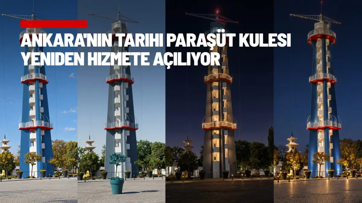 Tarihi Paraşüt Kulesi 29 Ekim’de yeniden açılıyor