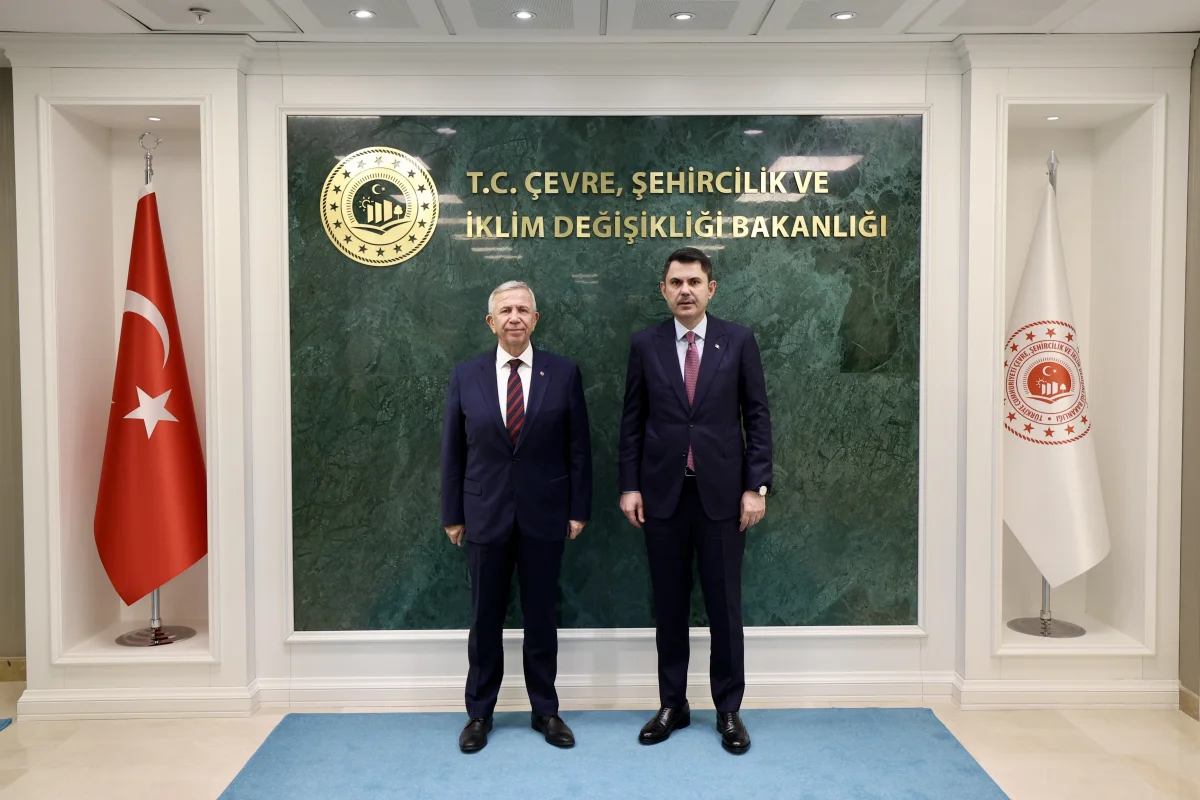 Bakan Kurum, Mansur Yavaş’ı bakanlıkta kabul etti