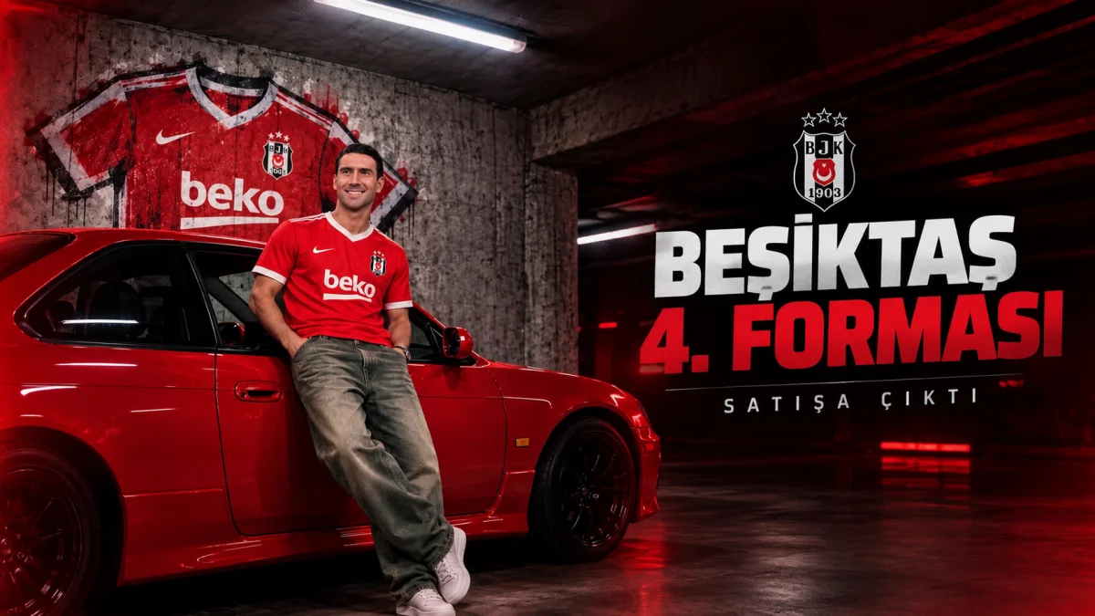 Beşiktaş’ın yeni 4. forması satışa çıktı