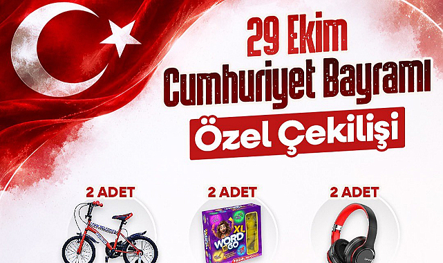 Canik Belediyesi’nden Cumhuriyet Bayramı’na özel çekiliş