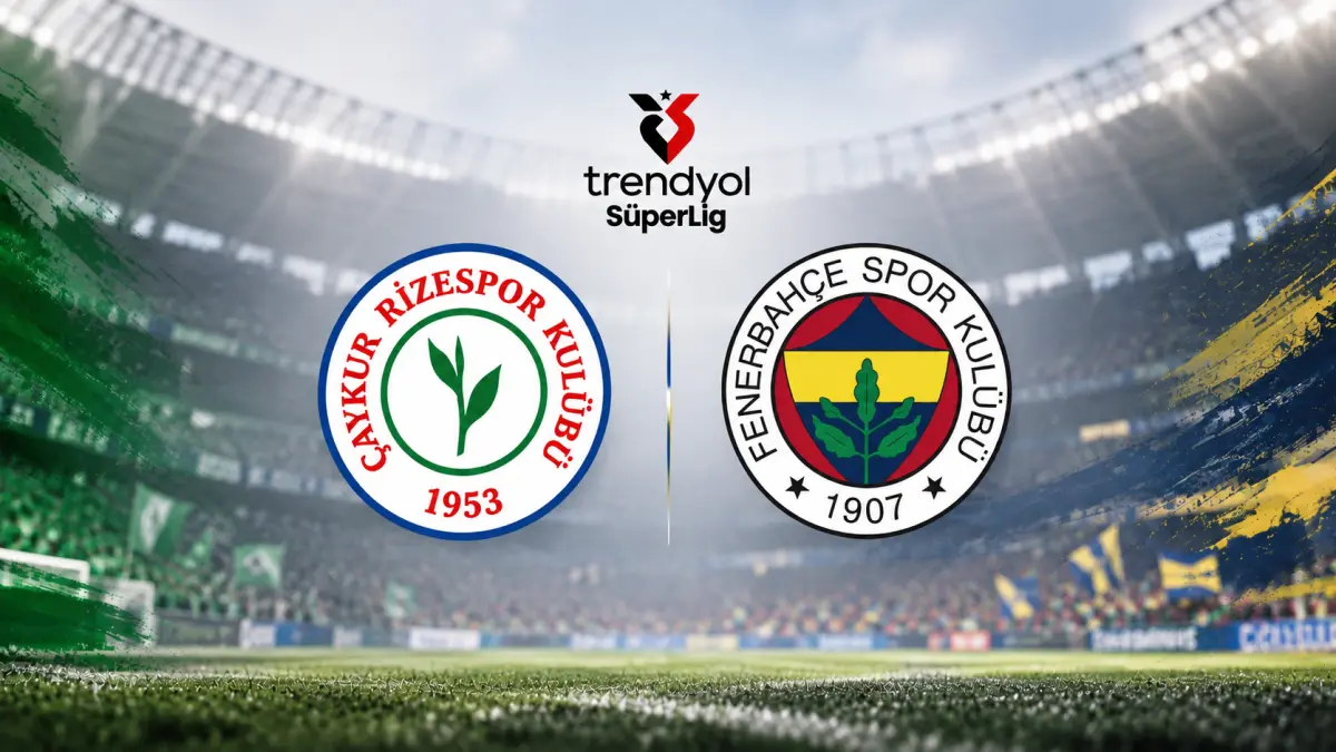 Fenerbahçe deplasmanda Çaykur Rizespor’u 3-0 yendi