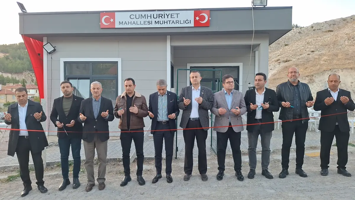 Beypazarı’nda yeni muhtarlık ofisi açıldı