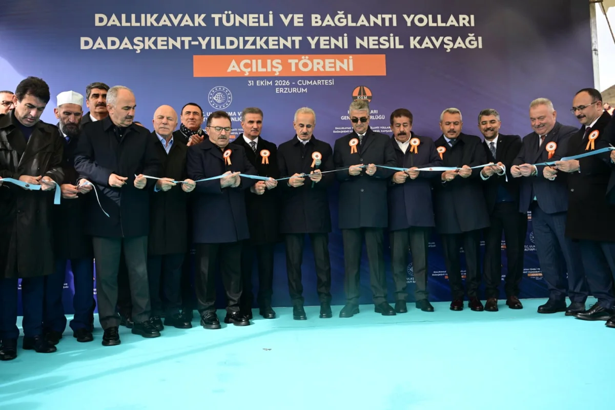 Dallıkavak Tüneli açıldı: Yıllık 103 milyon lira tasarruf
