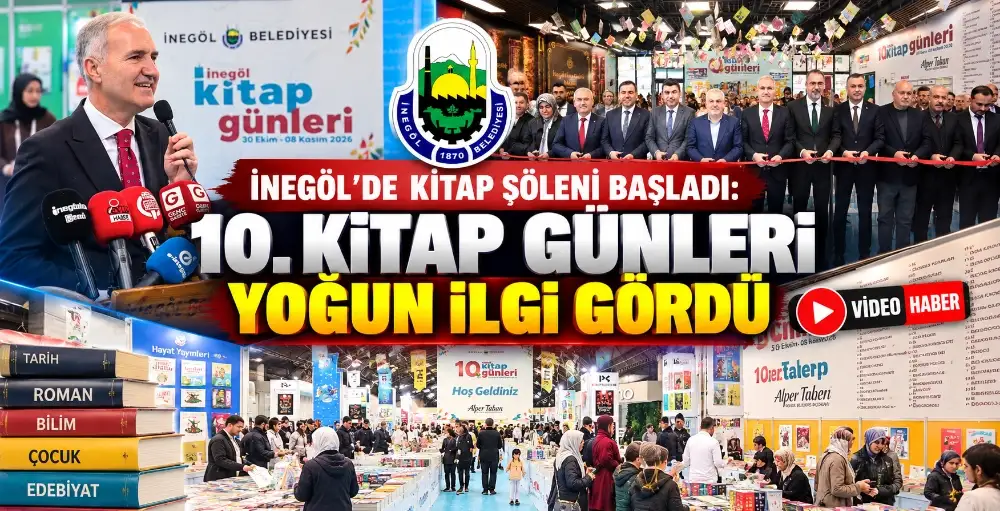 İnegöl’de 10. Kitap Günleri kapılarını açtı
