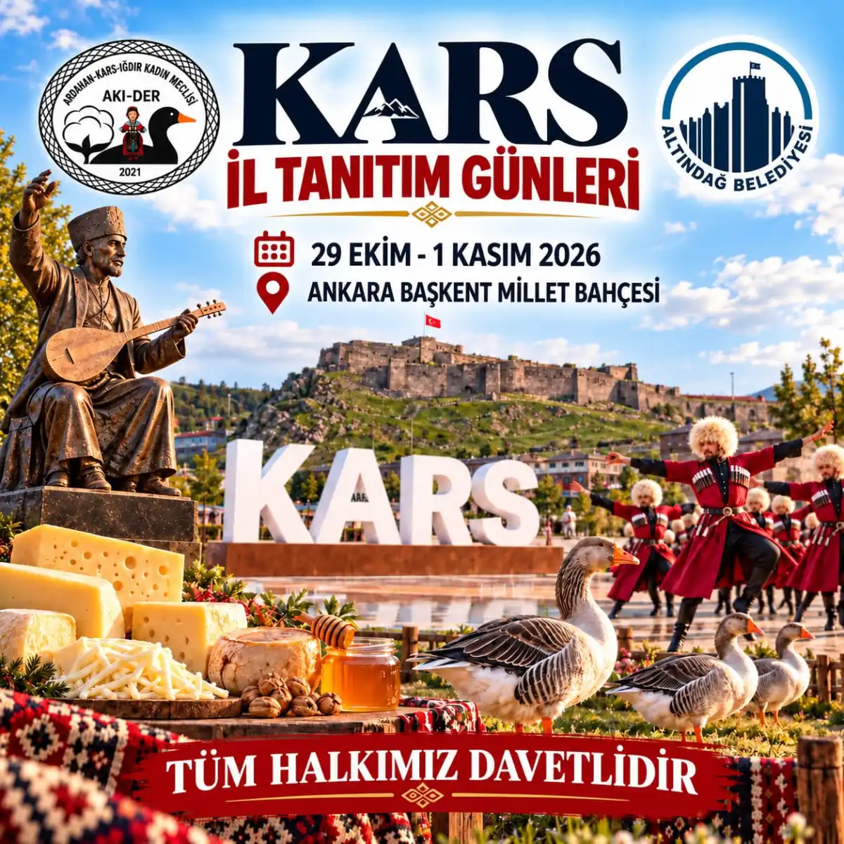 Kars İl Tanıtım Günleri Ankara’da 29 Ekim’de başlıyor