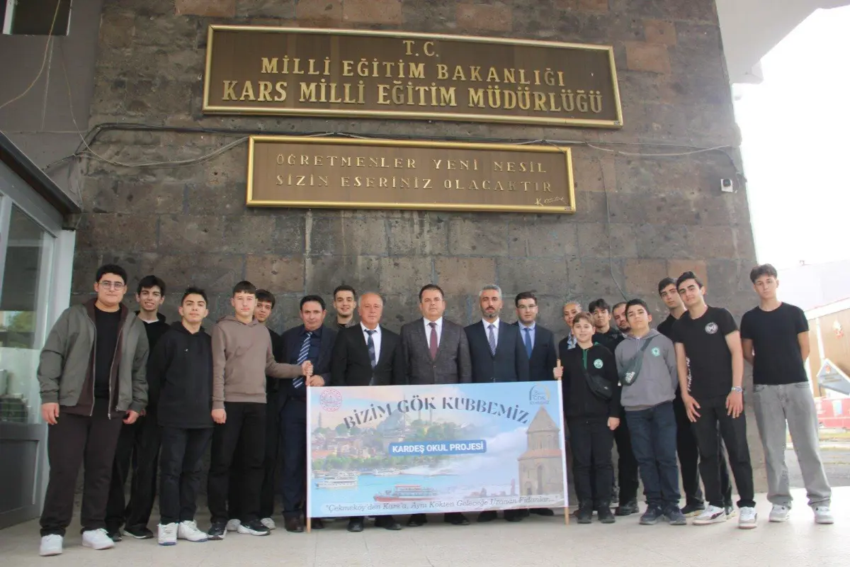 Kars, kardeş okul projesi öğrencilerini ağırladı