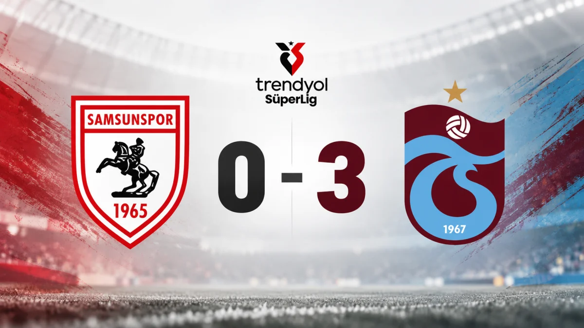 Trabzonspor, Samsunspor’u deplasmanda 3-0 yendi