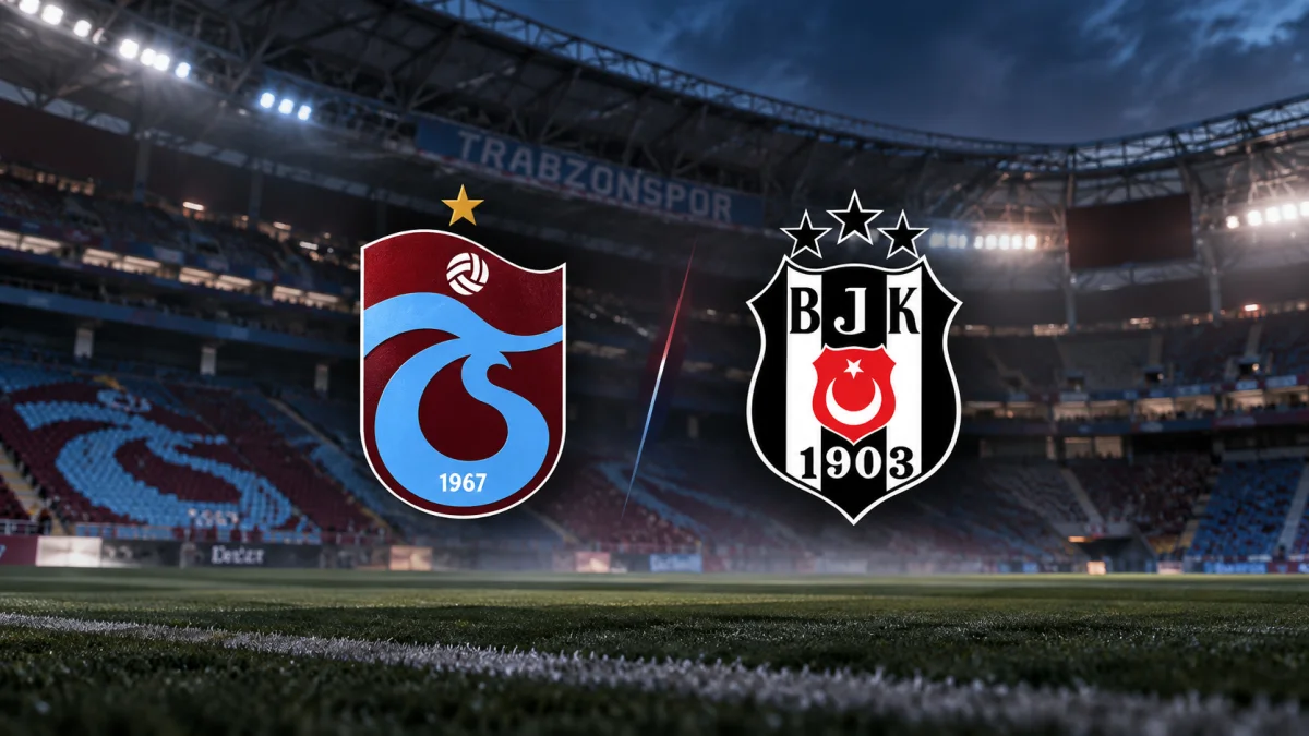 Trabzonspor derbide Beşiktaş’ı 2-0 yendi
