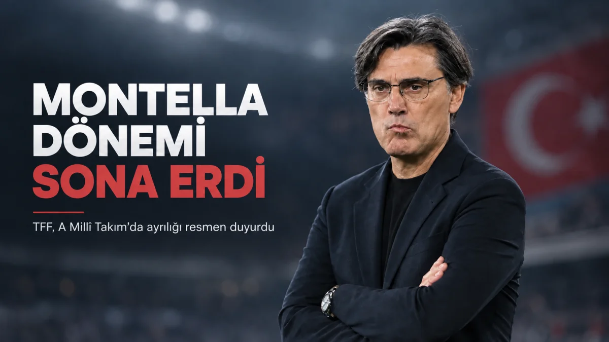 TFF, Montella ile devam etmeme kararı aldı