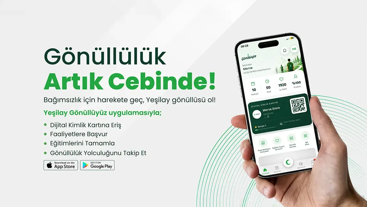 Yeşilay Gönüllüyüz uygulaması hayata geçirildi