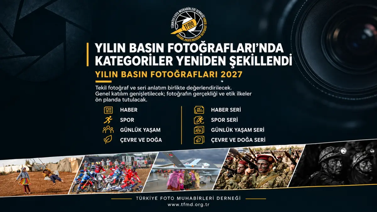 TFMD Yılın Basın Fotoğrafları yarışmasında yapı değişikliği